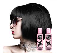 Tinte capilar semi-permanente de Crazy Color 100ml (Natural Black - negro natural)