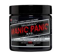 Tinte capilar semipermanente negro Manic Panic Raven Classic Creme, vegano y sin crueldad animal, 118 ml