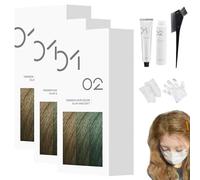 Tinte Capilar Suave Casero, 200 Ml, Crema Permanente, Brillo Natural, Fórmula Suave, Para Todo Tipo De Cabello, Fácil Aplicación En Casa (3,A31 - Té con leche)