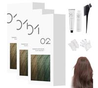 Tinte Capilar Suave Casero, 200 Ml, Crema Permanente, Brillo Natural, Fórmula Suave, Para Todo Tipo De Cabello, Fácil Aplicación En Casa (3,A75 - Café)