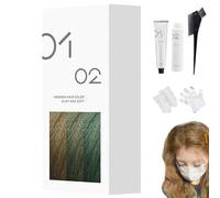 Tinte Capilar Suave Casero, 200 Ml, Crema Permanente, Brillo Natural, Fórmula Suave, Para Todo Tipo De Cabello, Fácil Aplicación En Casa (1,A31 - Té con leche)