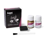 Tinte con Imprimación para Zapatos y Bolsos Textiles Y de Cuero Natural Y Sintético, Kaps Super Color And Preparer, 70 Colores (406 - oro viejo)