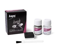 Tinte con Imprimación para Zapatos y Bolsos Textiles Y de Cuero Natural Y Sintético, Kaps Super Color And Preparer, 70 Colores (402 - plata vieja)