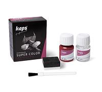 Tinte con Imprimación para Zapatos y Bolsos Textiles Y de Cuero Natural Y Sintético, Kaps Super Color And Preparer, 70 Colores (112 - rojo)