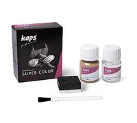 Tinte con Imprimación para Zapatos y Bolsos Textiles Y de Cuero Natural Y Sintético, Kaps Super Color And Preparer, 70 Colores (138 - gamuza)