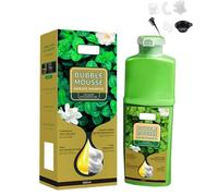 Tinte de cabello de espuma a base de plantas de larga duración, champú para tinte para el cabello de burbujas, crema para color de cabello de 500 ml-fórmula suave (Coffee Brown)