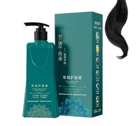 Tinte De Cabello Duradero - Crema Colorante Vegetal 210mL, Fórmula Champú Colorante De Larga Duración | Crema Floral De Efecto Único Cubre Canas | Acondicionador Nutritivo Natural Para Hombres M