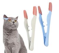 Tinte de desgarro de perro - 10x2cm Brusca ergonómica para limpieza de ojos, herramienta de aseo de silicona PP | Cepillo removedor de manchas de rasgón versátil para perros c