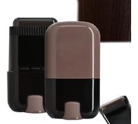 Tinte en barra portátil 2 en 1 con peine, correctores de raíces resistente al agua y al sudor para fijaciones rápidas, seguro y práctico para todo tipo de cabellos (Marrón negro)