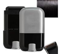 Tinte en barra portátil 2 en 1 con peine, correctores de raíces resistente al agua y al sudor para fijaciones rápidas, seguro y práctico para todo tipo de cabellos (Negro)