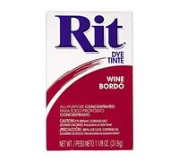 Tinte en polvo concentrado multiusos para ropa, decoración y manualidades, vino (paquete de 1)