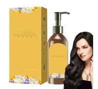 Tinte floral de agente único: champú floral de fragancia a base de plantas, tinte para el cabello negro para mujeres, color de cabello de agente único para adultos, mujeres, hombres, abuela