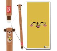 Tinte Ink Legami Bolígrafos Borrables - Gama Completa Disponible - ¡Incluye Sobre de Regalo! - ¡Elige Diseño Lindo! (Teddy)