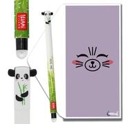 Tinte Ink Legami - Bolígrafos borrables, gama completa disponible, incluye sobre de regalo, elige un bonito diseño (Panda)