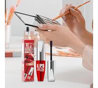 Tinte Labial Despegable | Perfilador Labial Pelable de Secado Rápido - Maquillaje Mate con Acabado Natural Resistente al Agua Gel Hidratante para Mujeres Principiantes Belleza Sencilla
