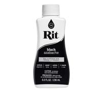 Tinte líquido de tela, de Rit, bote de 236 ml, negro, multicolor, 14.22 x 6.35 x 5.08 cm