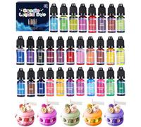 Tinte Líquido Para De Velas, Solución De Color Vibrante De 10 Ml, Tinte Concentrado Fácil De Dispersar Para De Palma, Pigmento Para Hacer Velas Altamente Saturado, Para Proyectos De Coloraci