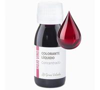 Tinte Líquido Rojo Vino para Sales y Bombas de Baño | Colorante Intenso en Frasco con Gotero. Aromatiza y da color a tus baños de forma rápida y sencilla.