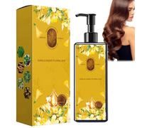Tinte nutritivo para el cabello a base de plantas, tinte floral de larga duración, cobertura uniforme y natural, suaviza y añade brillo, crema botánica suave para teñir el cabello para hombres y