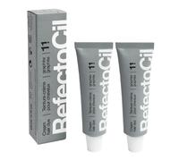 Tinte para cabello en crema RefectoCil, paquete de 2: tinte profesional para un color duradero, grafito (n.? 1,1)
