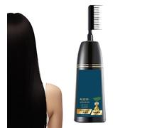 Tinte para el Cabello - 2 En 1 Color Nutritivo Con Peine Incluido Para Cubrir Canas - Aplicación Fácil Para Hombre Mujer Joven Con Cabello Canoso