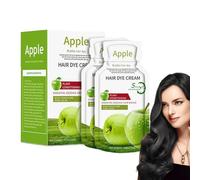 Tinte para el cabello, 300 ml, crema colorante con cobertura de canas, afrutado, conservación de color a largo plazo, extractos de plantas naturales para salón, hogar, principiantes y familiares