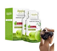 Tinte para el cabello Anti-Fade Extractos de plantas Solución de color | Crema de tinte para el cabello de 300 ml para cobertura de canas, para madre, abuela, novias, principiantes, hogar, viajes