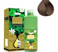 Tinte para el cabello en espuma a base de plantas de larga duración, mousse de tinte para el cabello, fácil de usar, suave y bien mantenido, para baño, salón de viaje, diario o barba (Chestnut Brown)