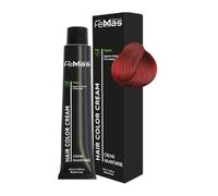 Tinte para el cabello FemMas, color rubio oscuro rojo 6.6 I Crema colorante con aceite de argán, queratina y ceramidas I Como coloración permanente o tinte para un resultado de color brillante y
