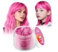 Tinte para el cabello Magic Master Keratin Temporary Frisur Crema Instant Color Tono para Hombres y Mujeres Fiestas, Festival, Cosplay(Denim Azul) (Rose, 100g)