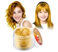 Tinte para el cabello Magic Master Keratin Temporary Frisur Crema Instant Color Tono para Hombres y Mujeres Fiestas, Festival, Cosplay(Dorado)