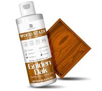 Tinte Para Madera, 250ml Acuosa Mate Colorante Per Legno, Secadora De Manchas De Madera RáPida, Bajo Olor, Adecuado Para Muebles Interiores Y Exteriores, Puertas Y Ventanas, Paredes (Roble dorado)