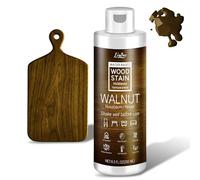 Tinte para madera a base de agua - nogal | Lasur para madera para muebles de interior y exterior, armarios, estantes, puertas, bajo olor y no tóxico, secado rápido, varios tonos clásicos - 8.5fl.oz