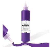 Tinte para tela de 500 ml. Pintura textil resistente al lavado. Color para camisetas para tejidos claros. Lavable a máquina, resistente al lavado. Pintura textil, fijación mediante planchado (morado)