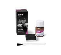Tinte para Zapatos y Bolsos de Cuero y Textil con Esponja y Brocha, Kaps Super Color, 70 Colores (157 - cuero)