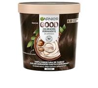 Tinte Permanente Garnier Good Cocoa Castaño Nº 4.0 (1 unidad)