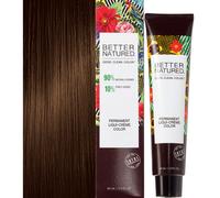 Tinte permanente para cabello casta o oscuro dorado 6G de Better Natured: vegano de origen natural y con cobertura 100 % de canas que dura hasta