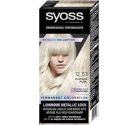 Tinte permanente Syoss Baseline Metallic Collection, 12-53 Platinum Pearl, 115 ml