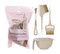 Tinte reutilizable para el cabello con cepillos ABS y agarre ergonómico para colorear el cabello suave en el hogar