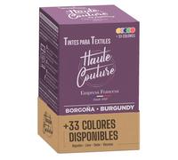 Tinte Rojo Vino Haute Couture - Algodón Lino Seda Viscosa 350g