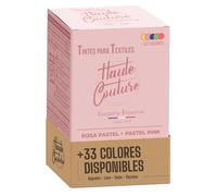 Tinte Rosa Pastel Haute Couture - Algodón Lino Seda Viscosa 350g