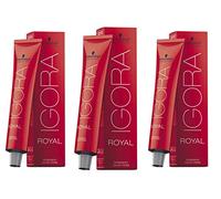 Schwarzkopf Professional IGORA ROYAL Permanent Color Creme 7-57 Rubio Medio Dorado Cobre Tubo 60 ml
