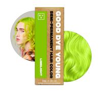 Tinte semipermanente Good Dye Young, vegano y sin crueldad animal. Dura hasta 24 lavados. Acondicionador no da ino (147 ml Limelight).