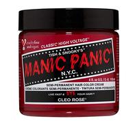 Tinte semipermanente rojo en crema clásico Cleo Rose de Manic Panic, 118 ml