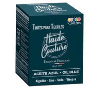 Tinte Textile Azul - Haute Couture - 33 colores - Todo en uno - 350 g - Ropa y Tejidos - Azul Aceite