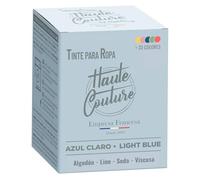 Tinte Textile Azul - Haute Couture - 33 colores - Todo en uno - 350 g - Ropa y Tejidos - Azul Claro