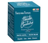 Tinte Textile Azul - Haute Couture - 33 colores - Todo en uno - 350 g - Ropa y Tejidos - Azul Pato