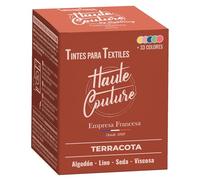 Tinte Textile - Haute Couture - 33 colores - Todo en uno - 350 g - Ropa y Tejidos - Terracota