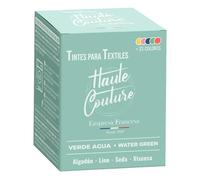 Tinte Textile Verde - Haute Couture - 33 colores - Todo en uno - 350 g - Ropa y Tejidos - Verde Agua