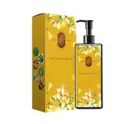 Tinte vegetal nutritivo, champú de color natural y duradero para cubrir canas, tinte floral natural de un solo agente, efecto instantáneo en minutos, suaviza y da brillo. (Natural Black)